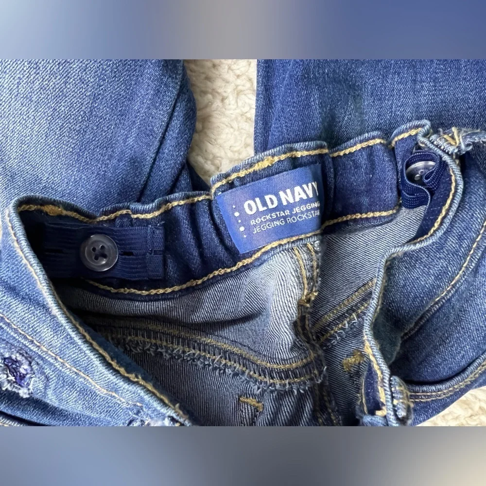 Girls size 6 Old Navy Dark Wash Jeans